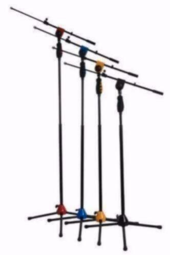 Zware professionele microfoon statief Rood, Muziek en Instrumenten, Standaarden, Nieuw, Microfoon, Ophalen of Verzenden
