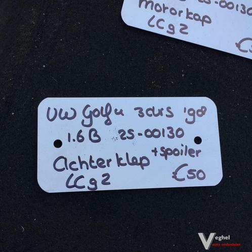 Vw Golf 4 3 drs 1998 1.6 B 2500130 Achterklep met spoiler LC, Auto-onderdelen, Carrosserie, Achterklep, Achter, Gebruikt, Ophalen