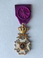 Médaille de l'Ordre de Léopold, Armée de terre, Envoi, Ruban, Médaille ou Ailes
