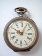 Petit montre de poche anciens en argent , Enlèvement ou Envoi, Argent, Montre de poche, Avant 1900