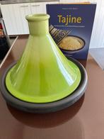 Le Creuset Tajine + kookboek tajine, Huis en Inrichting, Keuken | Potten en Pannen, Ophalen, Overige typen, Zo goed als nieuw