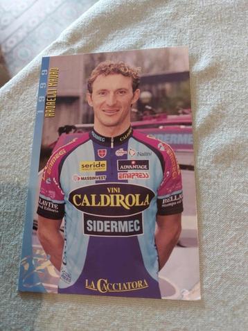 Wielerkaart : Mauro Radaelli / Vini Caldirola-Sidermec 1999 beschikbaar voor biedingen