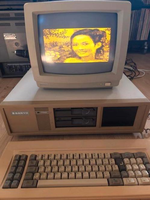 PC XT Sanyo MBC-880 (8088-2), 1985 complet (rare), Computers en Software, Vintage Computers, Ophalen