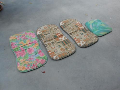 tuinkussen met rugsteun retro, Tuin en Terras, Tuinmeubel-accessoires, Gebruikt, Ophalen of Verzenden