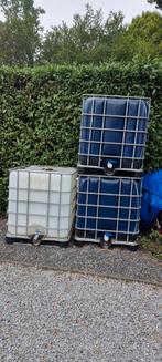Ibc container 1000L 2x blauw anti arg, 1x wit, Ophalen, Zo goed als nieuw