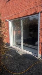 Baie vitrée coulissante, Bricolage & Construction, Aluminium, Baie vitrée coulissante, Enlèvement, Utilisé