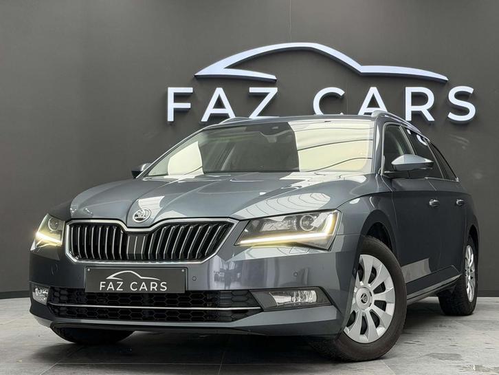 Skoda Superb SW 1.6 CR TDi Style DSG * LED + CUIR + GARANTIE, Auto's, Skoda, Bedrijf, Te koop, Superb, ABS, Achteruitrijcamera