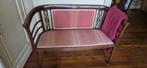 Engelse mahoniehouten love-seat 2-zits bank met schelp, Ophalen