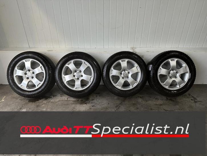 Winterbanden set op 16" velgen Audi TT MK2 ( 2006-2014 ), Auto-onderdelen, Banden en Velgen, Banden en Velgen, Winterbanden, 16 inch