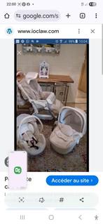 poussette 3 en 1   de marque Cam fluido orsobello beige, Enfants & Bébés, Autres marques, Poussette combi, Avec nacelle, Comme neuf