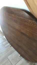 Massief eiken tafelblad te koop, Ophalen, 100 tot 150 cm, Eikenhout, Zo goed als nieuw