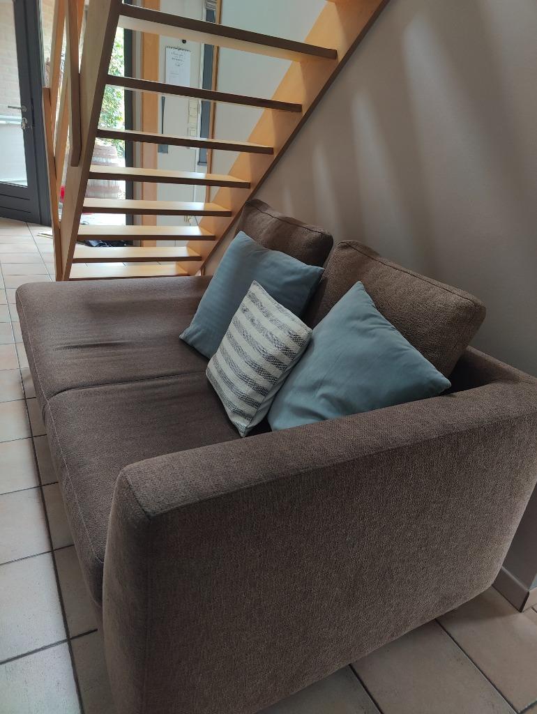 Siège, Maison & Meubles, Canapés | Salons, Utilisé, Banc droit, Trois personnes, 200 à 250 cm, 75 à 100 cm, Tissus, Enlèvement