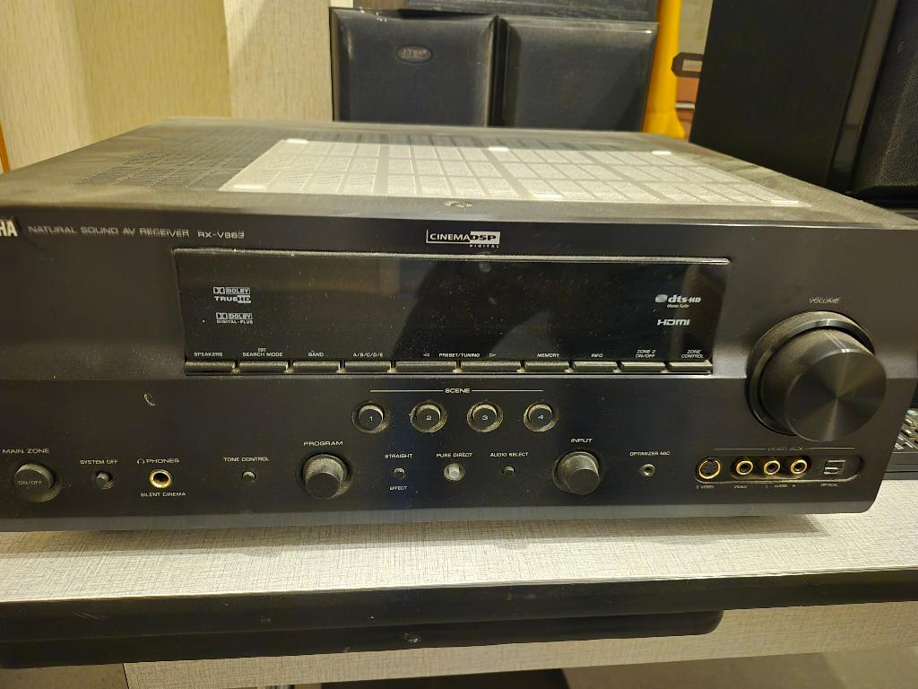 Tuner Ampli pour home cinema, Audio, Tv en Foto, Versterkers en Ontvangers, Gebruikt, Yamaha, Ophalen