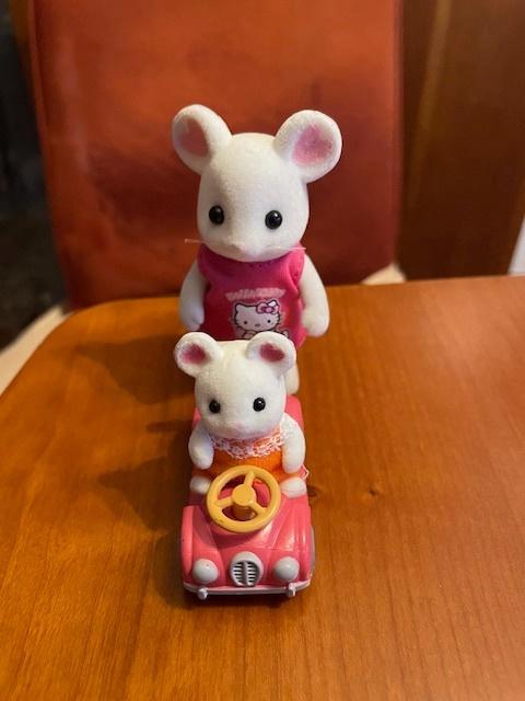 Sylvanian Souris guimauve mère et fils 2018, Enfants & Bébés, Jouets | Maisons de poupées, Utilisé, Maison de poupées, Enlèvement ou Envoi