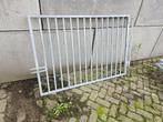 2 gegalvaniseerde poorten Afmeting Lang 1.55 meter Hoog 1.05, Ophalen, Zo goed als nieuw, IJzer