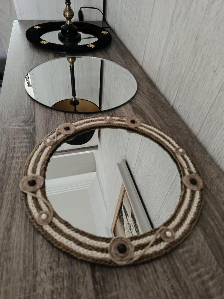 Grote ronde spiegels 35 cm, Hobby en Vrije tijd, Knutselen, Nieuw, Materiaal, Ophalen of Verzenden