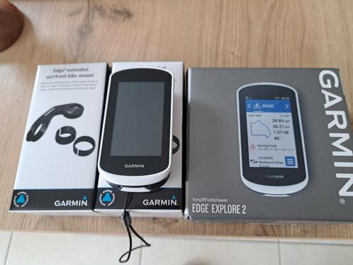 Garmin Edge Explore 2 met fietsbevestiging, Fietsen en Brommers, Fietsaccessoires | Fietscomputers, Zo goed als nieuw, Ophalen