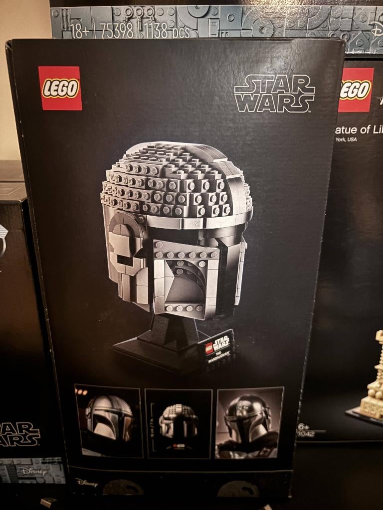 LEGO 75328 Star Wars Mandalorian helm, Ophalen, Nieuw, Complete set, Lego