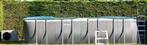 Intex ultra frame pool 549x274x132 + zandfilter + warmtepomp, Tuin en Terras, Zwembaden, Gebruikt, 200 tot 300 cm, Rechthoekig