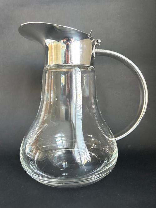 waterkan limonadekan kan met verzilverd handvat schenktuit, Antiek en Kunst, Antiek | Zilver en Goud, Ophalen of Verzenden