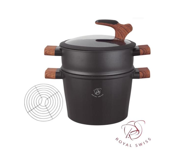 Nouveau Cuit-Vapeur à Induction 6.5L / 24cm, Huis en Inrichting, Keuken | Potten en Pannen, Nieuw, Kookpan of Snelkookpan, Aluminium