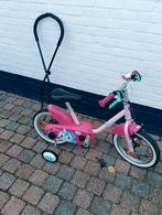 B'twin kinderfiets 14 inch met zijwieltjes, Fietsen en Brommers, Ophalen, Zo goed als nieuw