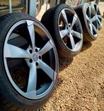 20" Audi Rotor Velgen + Zomerbanden, Auto-onderdelen, Banden en Velgen, Ophalen, Banden en Velgen, Personenwagen, 20 inch