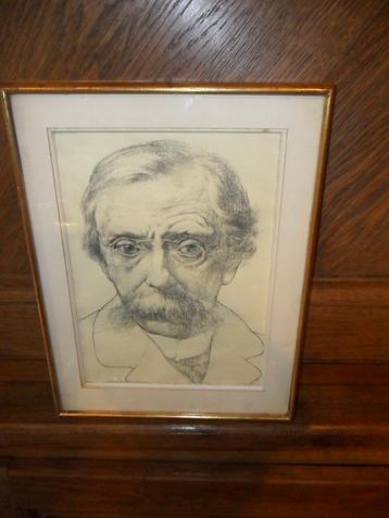 Lithografie van Anto Carte (Mons 1886-Elsene 1954) beschikbaar voor biedingen