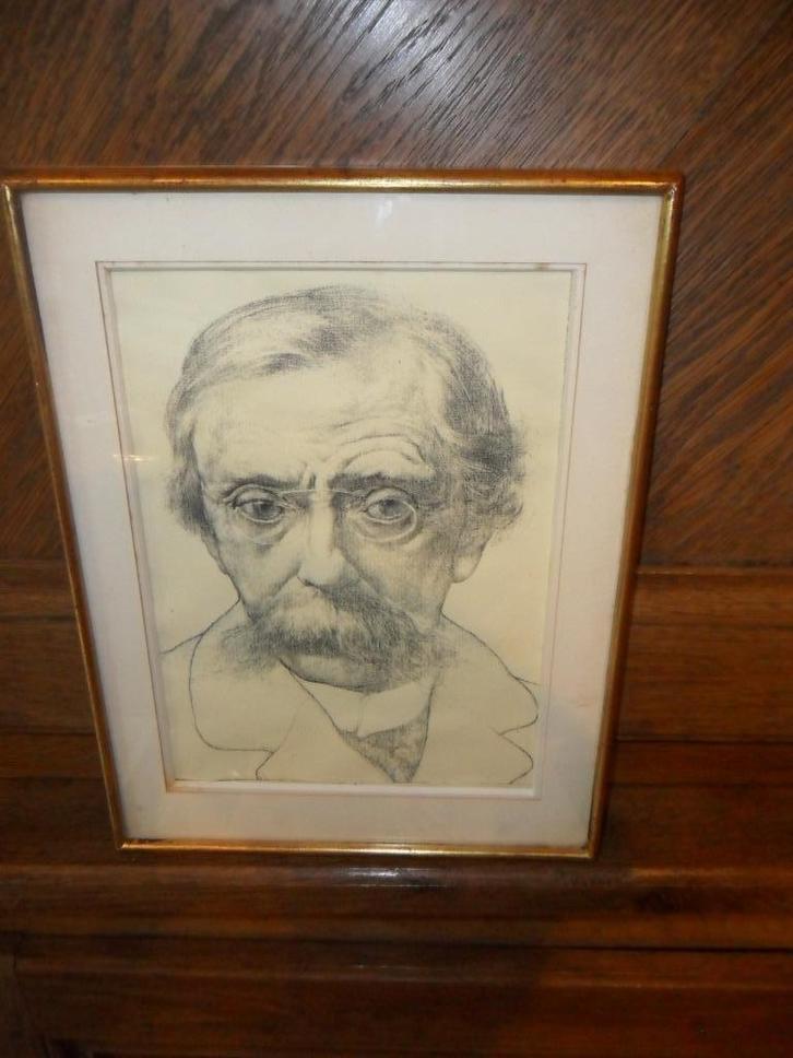 Lithografie van Anto Carte (Mons 1886-Elsene 1954), Antiek en Kunst, Kunst | Litho's en Zeefdrukken, Ophalen of Verzenden