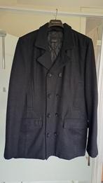 Herenmantel, Kleding | Heren, Maat 52/54 (L), Zwart, Ophalen of Verzenden, Zo goed als nieuw