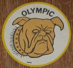 Vintage sticker Olympic 1975 Samo voetbal autocollant, Comme neuf, Sport, Enlèvement ou Envoi