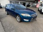 Ford Mondeo Ghia 2.0 Diesel! Airco Navi Leer ALU!, Auto's, Ford, 4 cilinders, Mondeo, Blauw, Bedrijf