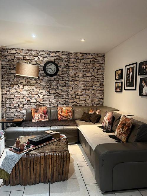 Sofa modern GRATIS!!, Huis en Inrichting, Zetels | Complete zithoeken, Gebruikt, Leer, Ophalen