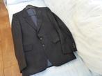 Kostuum. Maat 46 - 48. Donkerblauw. Zuiver scheerwol., Enlèvement ou Envoi, Comme neuf, Taille 46 (S) ou plus petite, Bleu