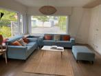 Blauwe zetel salon set deba merk xoon, Ophalen, Gebruikt