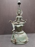 statue en bronze Lakshmi/Déesse Sri/Indonésie/Asie, Maison & Meubles, Enlèvement ou Envoi