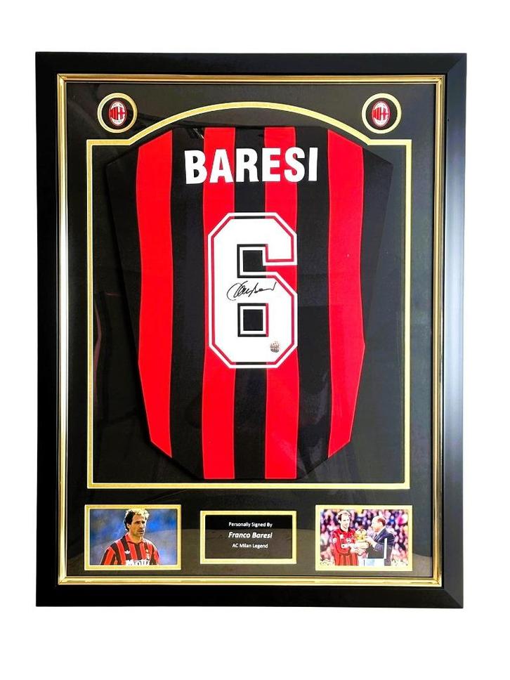 Franco Baresi AC Milan shirt 1988 Gesigneerd en Ingelijst, Verzamelen, Sportartikelen en Voetbal, Nieuw, Shirt, Ophalen of Verzenden