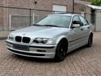 BMW E46 316i Benzine met 134.000 - Opendak Airco Eibach, Auto's, BMW, Zwart, Electronic Stability Program (ESP), Particulier, Dealer onderhouden