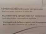 Surmatelas alternating avec compresseur anti-escarres, Divers, Enlèvement, Comme neuf
