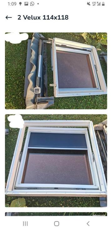 Velux pvc 114x118  beschikbaar voor biedingen