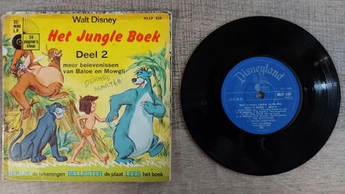 Het Jungle boek - deel 2 -boek + 7", Cd's en Dvd's, Vinyl Singles, Gebruikt, Single, 7 inch, Ophalen of Verzenden