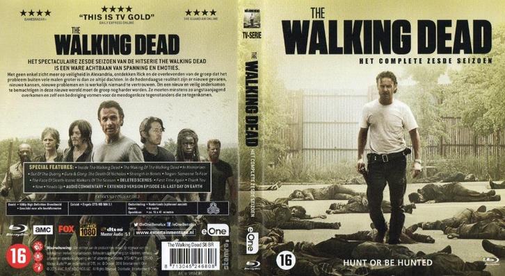 walking dead seizoen 6 (5 blu-ray) nieuw, Cd's en Dvd's, Blu-ray, Zo goed als nieuw, Horror, Ophalen of Verzenden