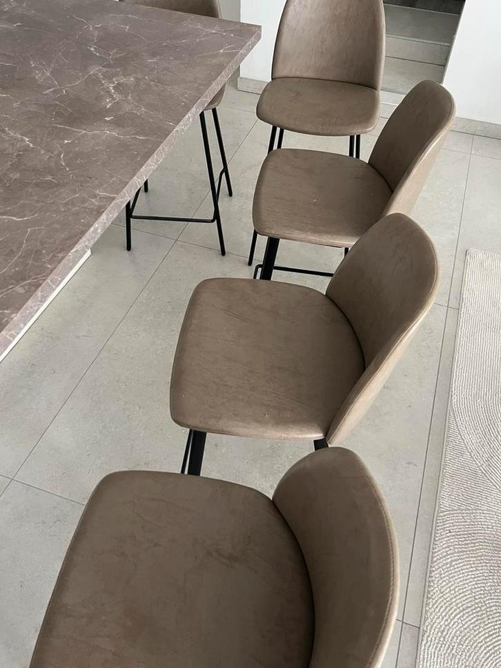 Lot de 5 tabourets de bar, Huis en Inrichting, Stoelen, Gebruikt, Vijf, Zes of meer stoelen, Overige kleuren, Ophalen