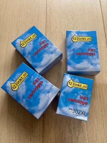 Nieuwe, ongeopende inktcartridges voor HP type 302XL (zw/kl) beschikbaar voor biedingen