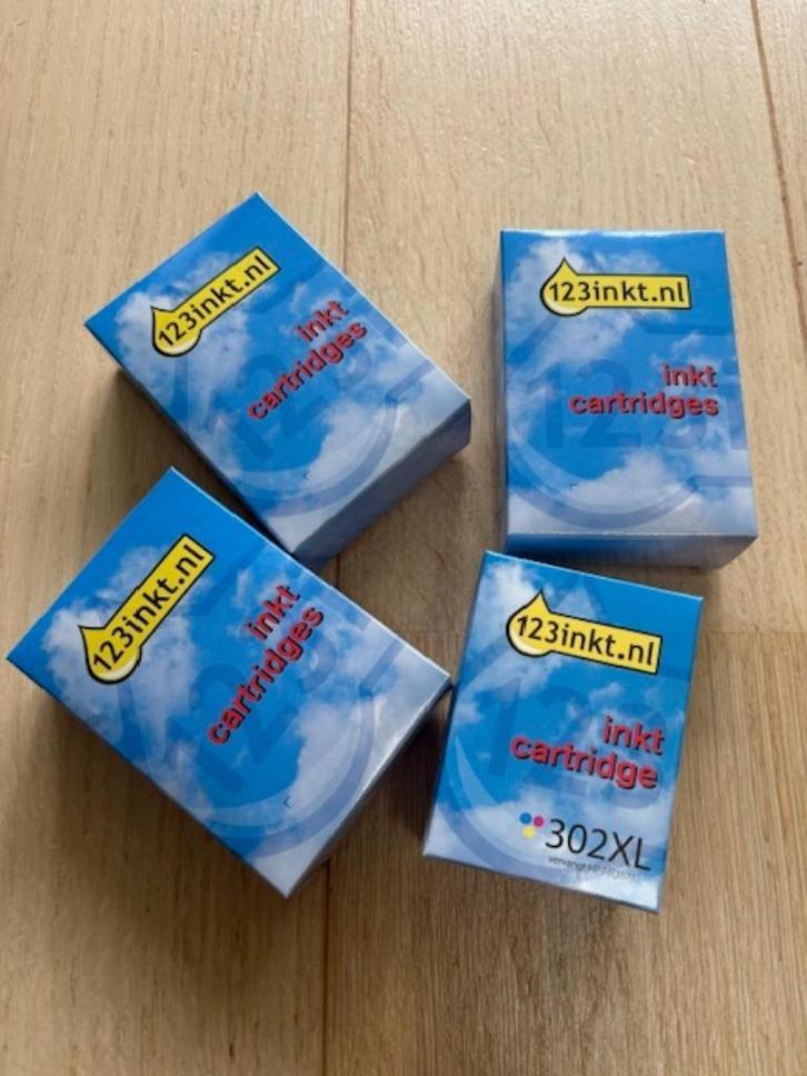 Nieuwe, ongeopende inktcartridges voor HP type 302XL (zw/kl), Computers en Software, Printerbenodigdheden, Nieuw, Cartridge, Ophalen of Verzenden
