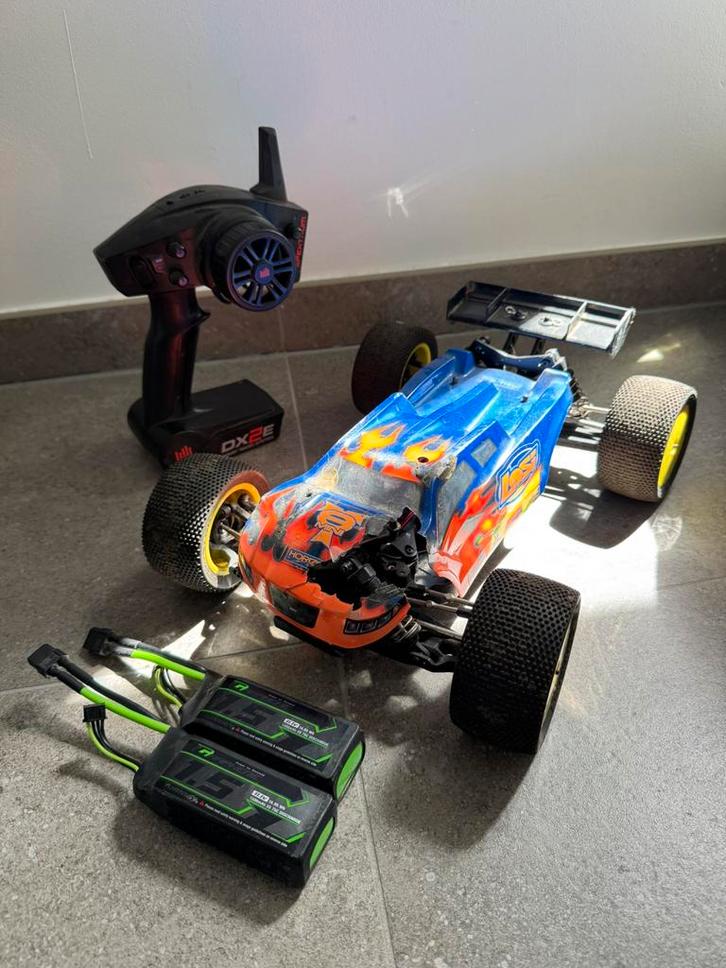 Losi mini 8 RTR, Hobby en Vrije tijd, Modelbouw | Radiografisch | Auto's, Zo goed als nieuw, Auto offroad, Elektro, Schaal 1:14