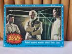 Trading card #50 Star Wars serie 1 Topps 1977 Rebel leaders, Autres types, Utilisé, Enlèvement ou Envoi
