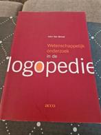 Logo van Borsel - Wetenschappelijk onderzoek in de logopedie, Boeken, Wetenschap, Ophalen of Verzenden, Zo goed als nieuw, John van Borsel