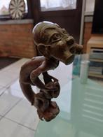 Afrikaans Bronzen beeldje, Antiquités & Art, Curiosités & Brocante, Enlèvement