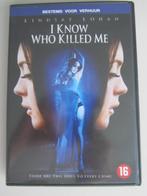 DVD I KNOW WHO KILLED ME (Thriller met Lindsay Lohan), Cd's en Dvd's, Dvd's | Thrillers en Misdaad, Vanaf 16 jaar, Ophalen of Verzenden